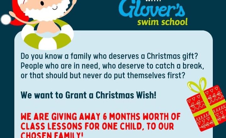 Image of Grant a Christmas Wish with Glover's Swim School 