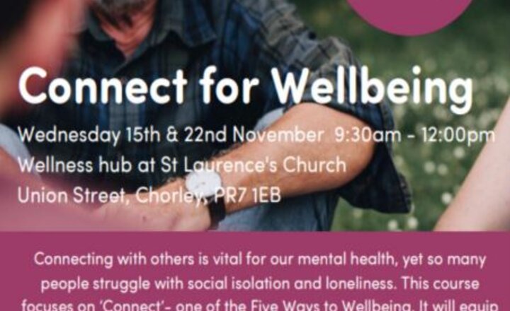 Image of Lancashire Adult Learning Course- Connect For Wellbeing 